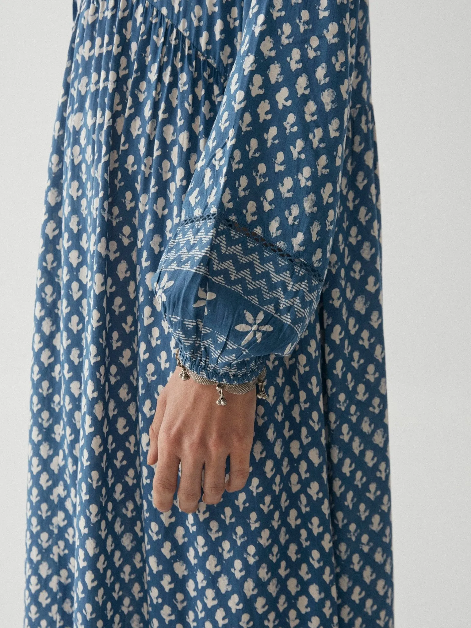 Antonia Dress - Blue Simone