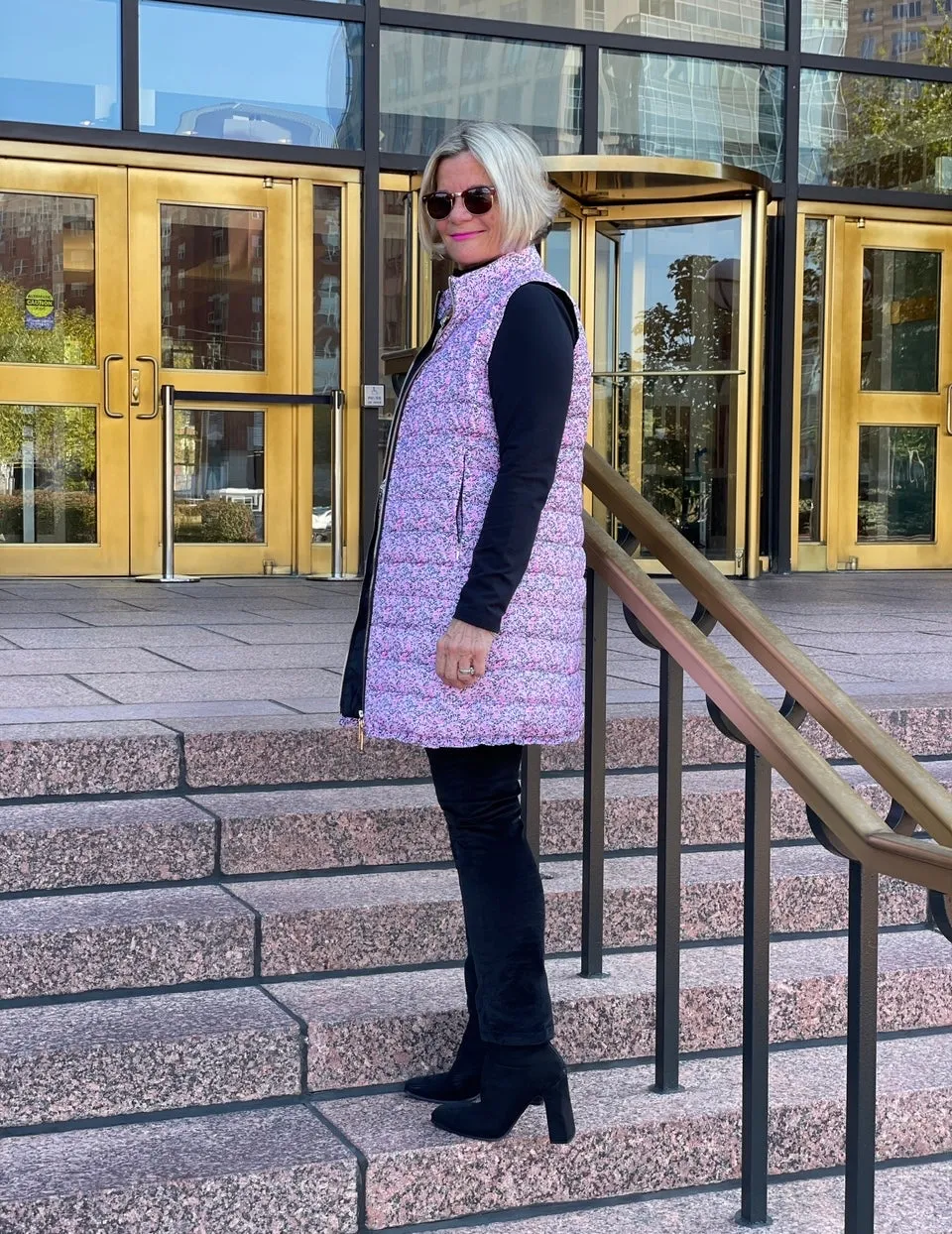 AUBREY PINK PUFFER VEST