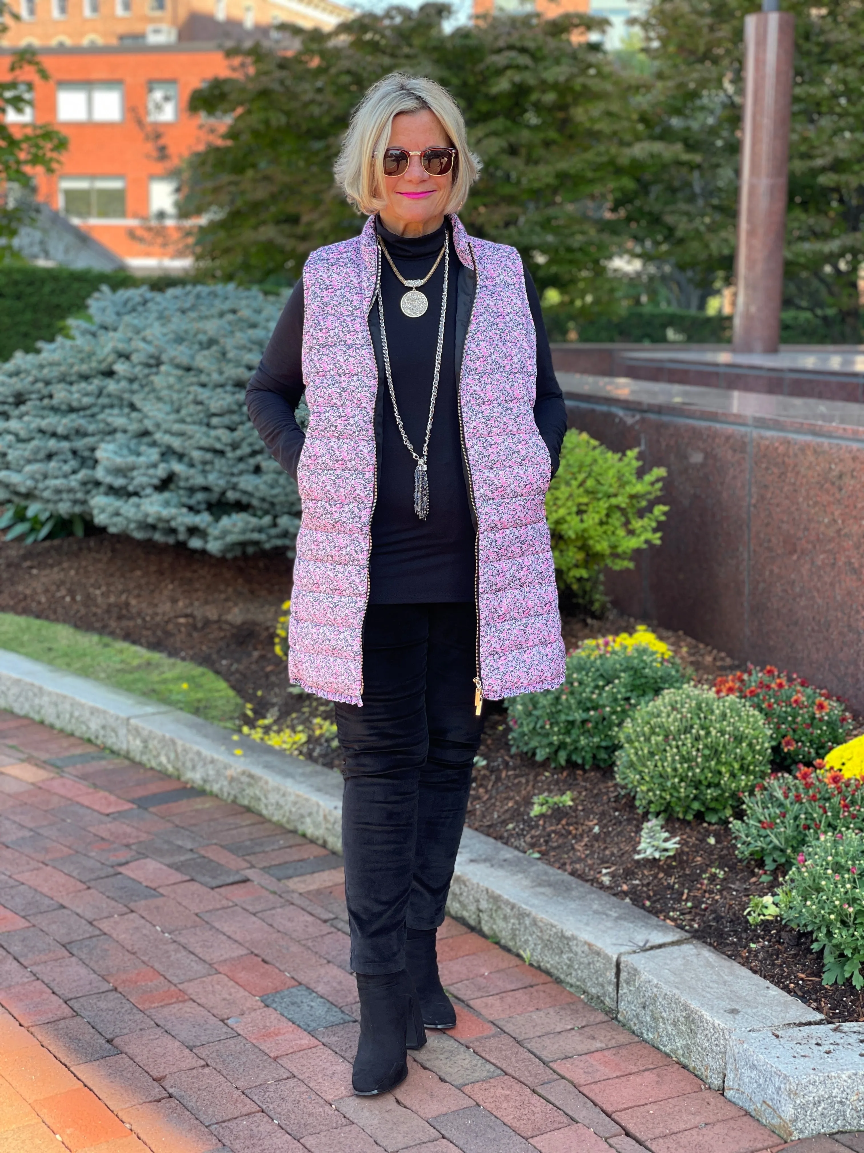 AUBREY PINK PUFFER VEST