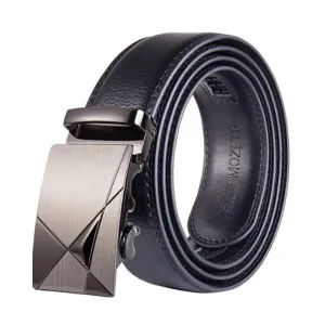 Automatic Slide Click Leather Belts (20 Styles)