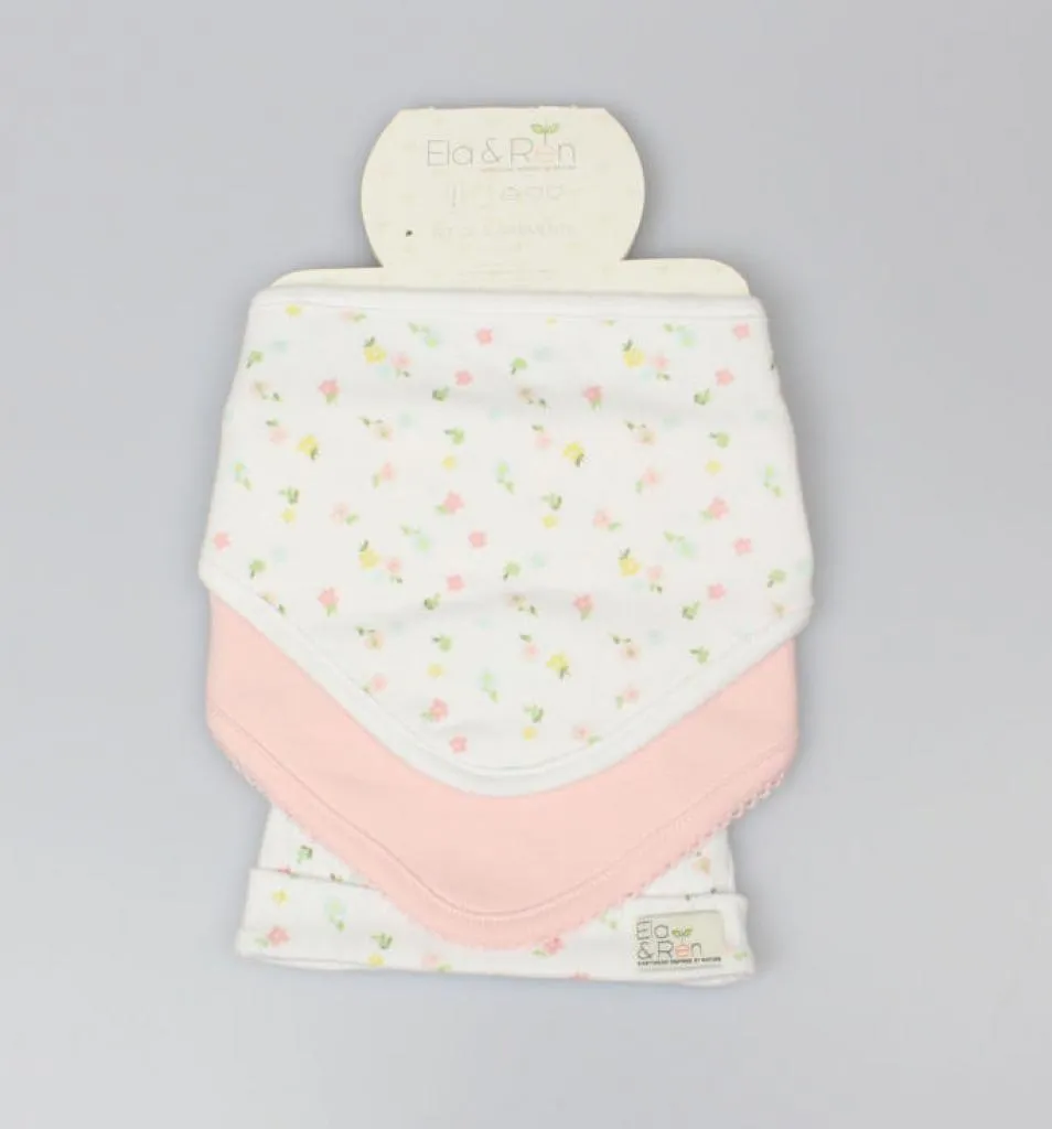 Baby Girl Clothing 'Flowers' Five Piece Gift Set (0-9 months)