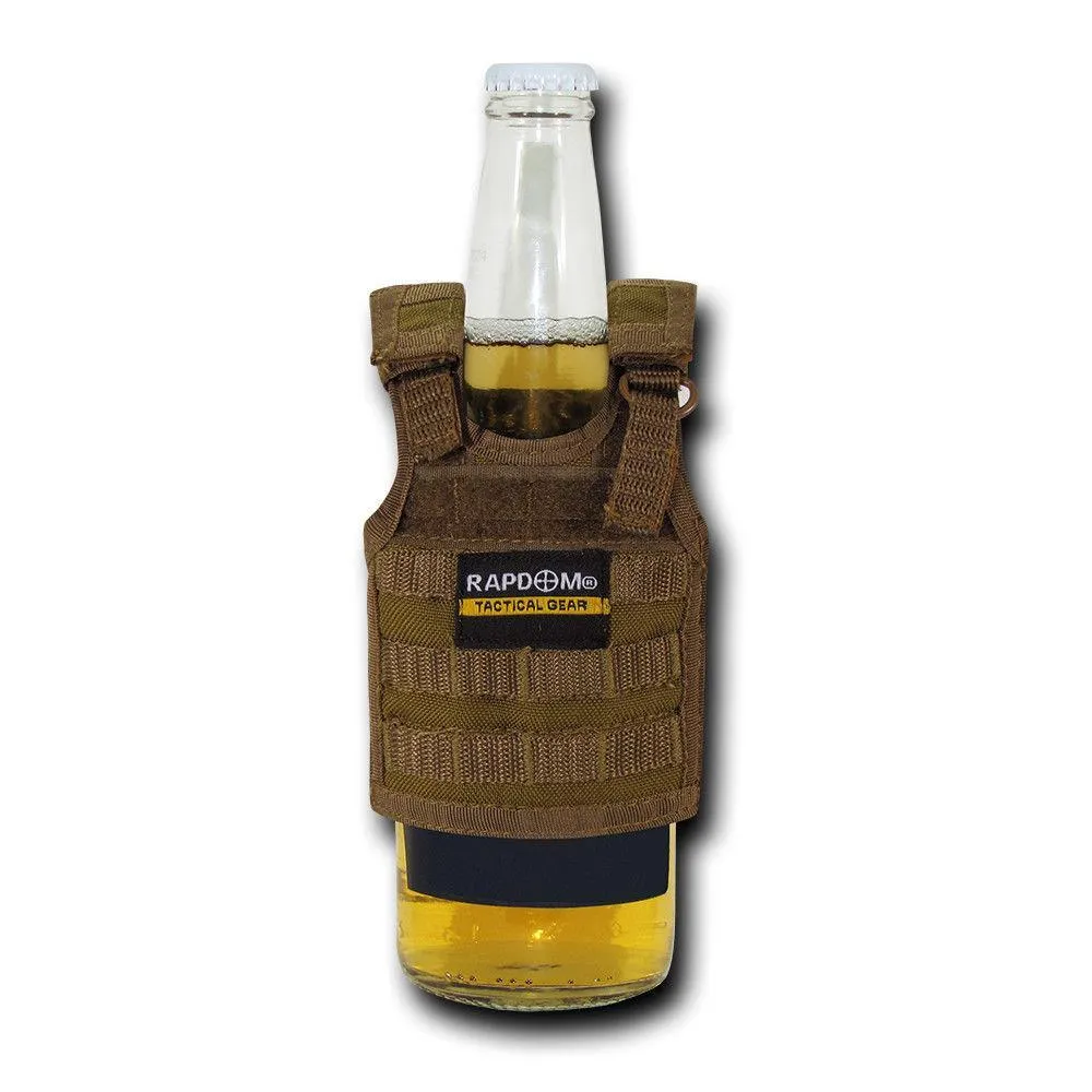 Beer Soda Water Can Bottle Cooler Carrier Insulator Tactical Vest Molle 16Oz