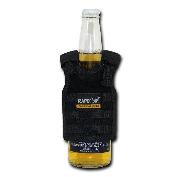 Beer Soda Water Can Bottle Cooler Carrier Insulator Tactical Vest Molle 16Oz