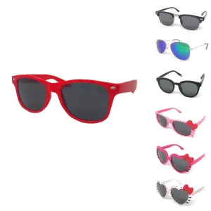 Boys Girls Kids Toddlers Children Sunglasses UV Protection Top Styles w/ Pouch