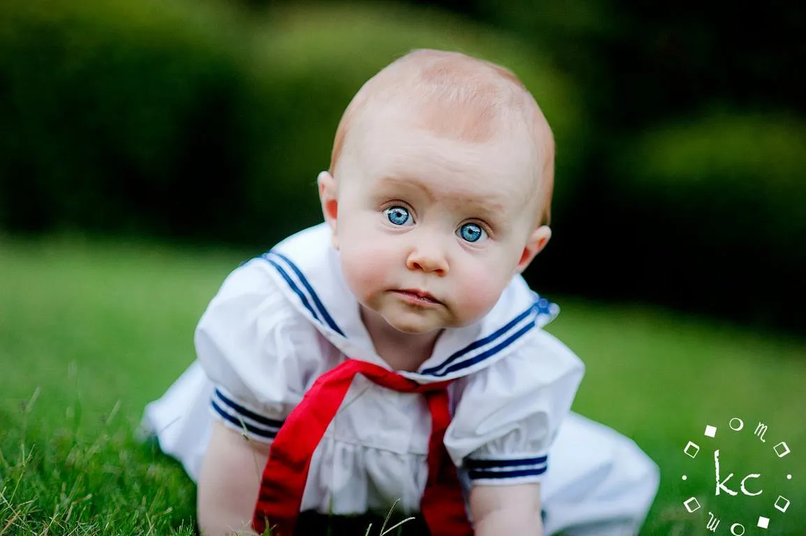 Girls Nautical Sailor Dress