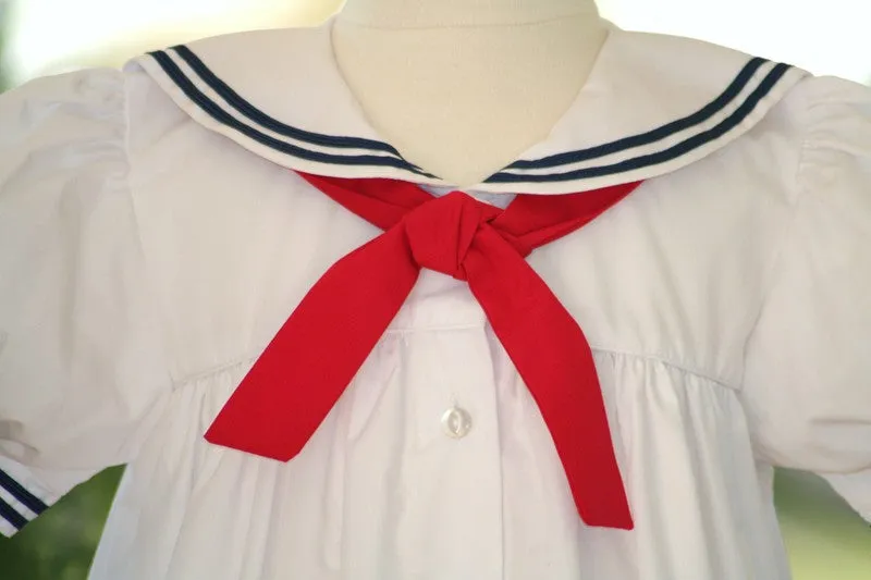 Girls Nautical Sailor Dress