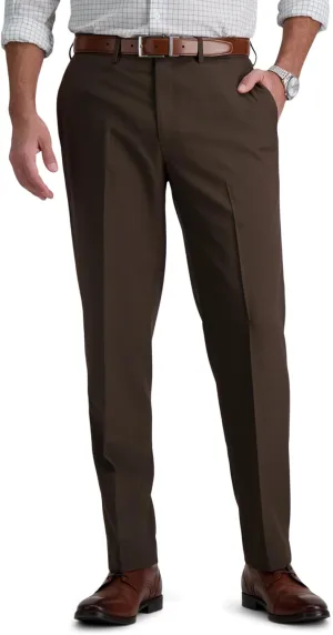 Haggar Men's Premium Comfort Dress Slim Fit Flat Front Pant