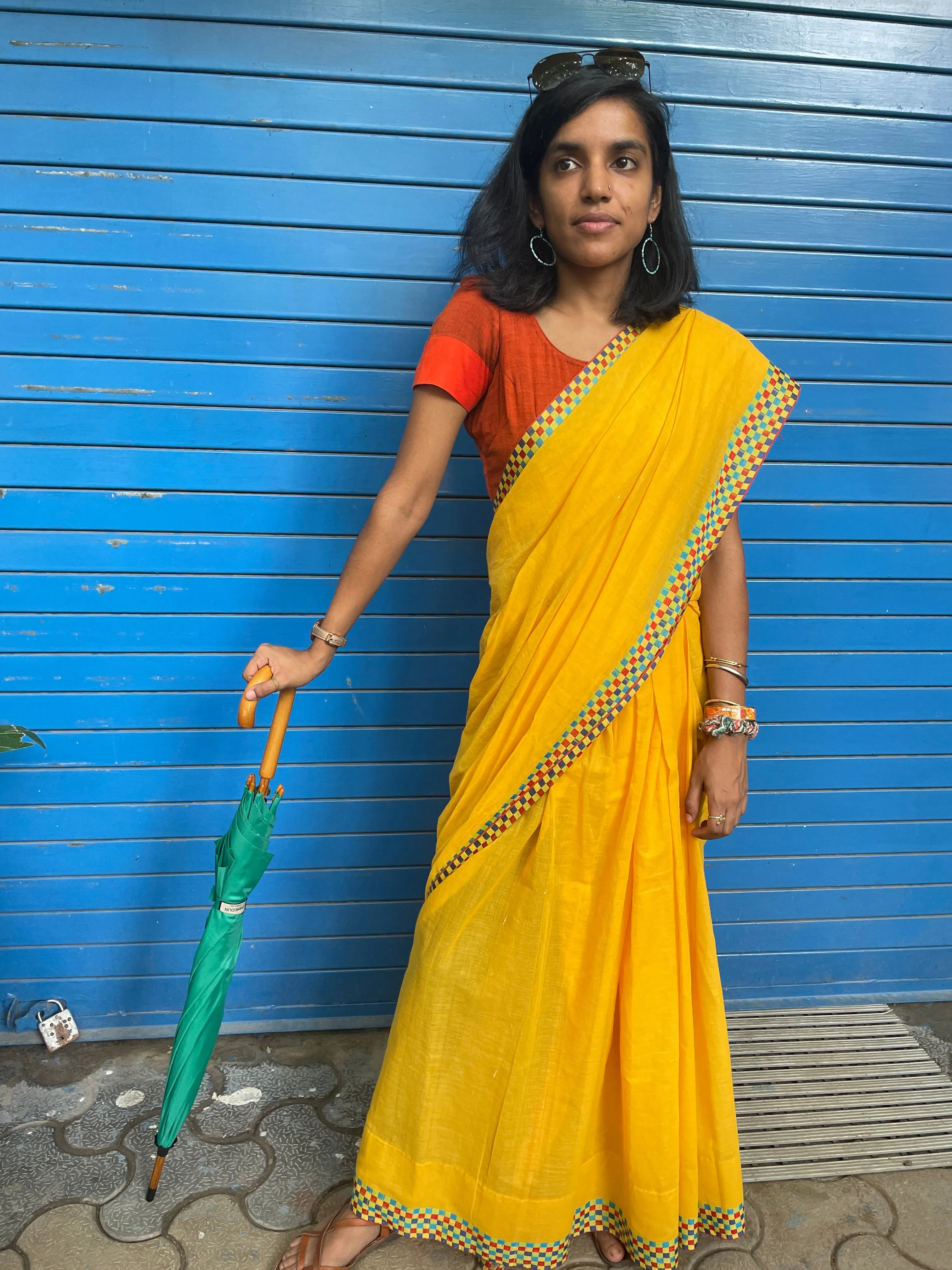 Jalebi Cotton Handloom Saree