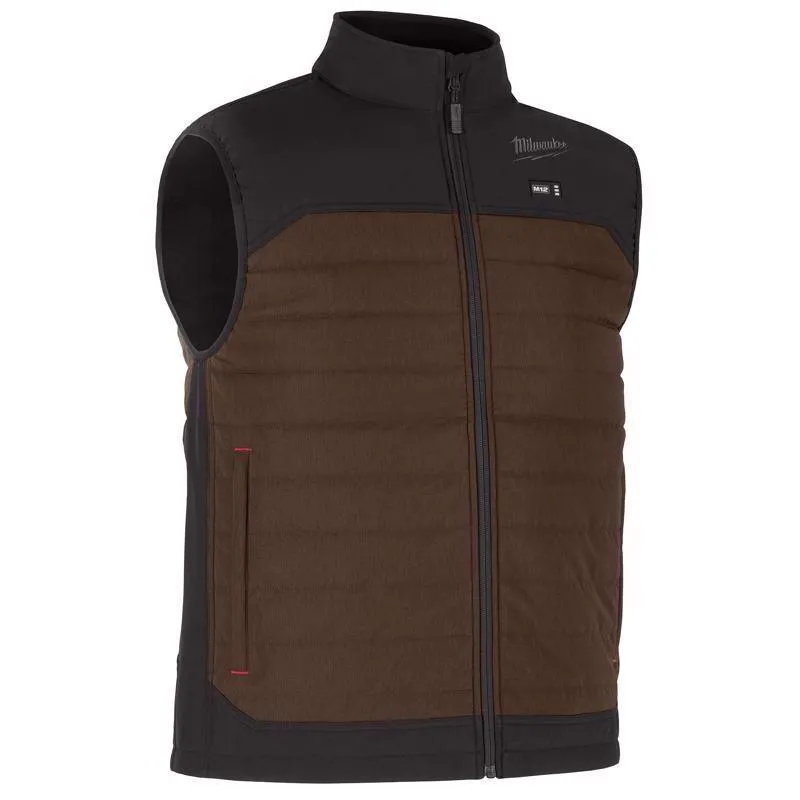 Milwaukee Tool XXL Unisex Heated Vest Kit Brown