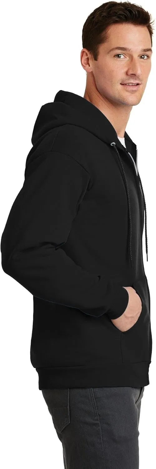 Port & Company Men's Classic Full Zip Hooded Sweatshirt