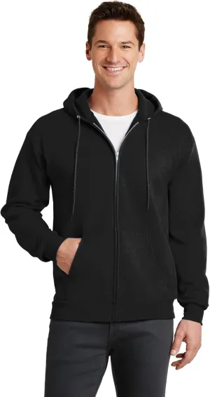 Port & Company Men's Classic Full Zip Hooded Sweatshirt