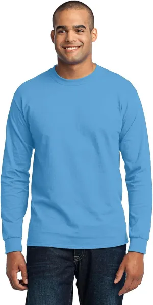 Port & Company Men's Long Sleeve 50/50 Cotton/Poly T Shirt