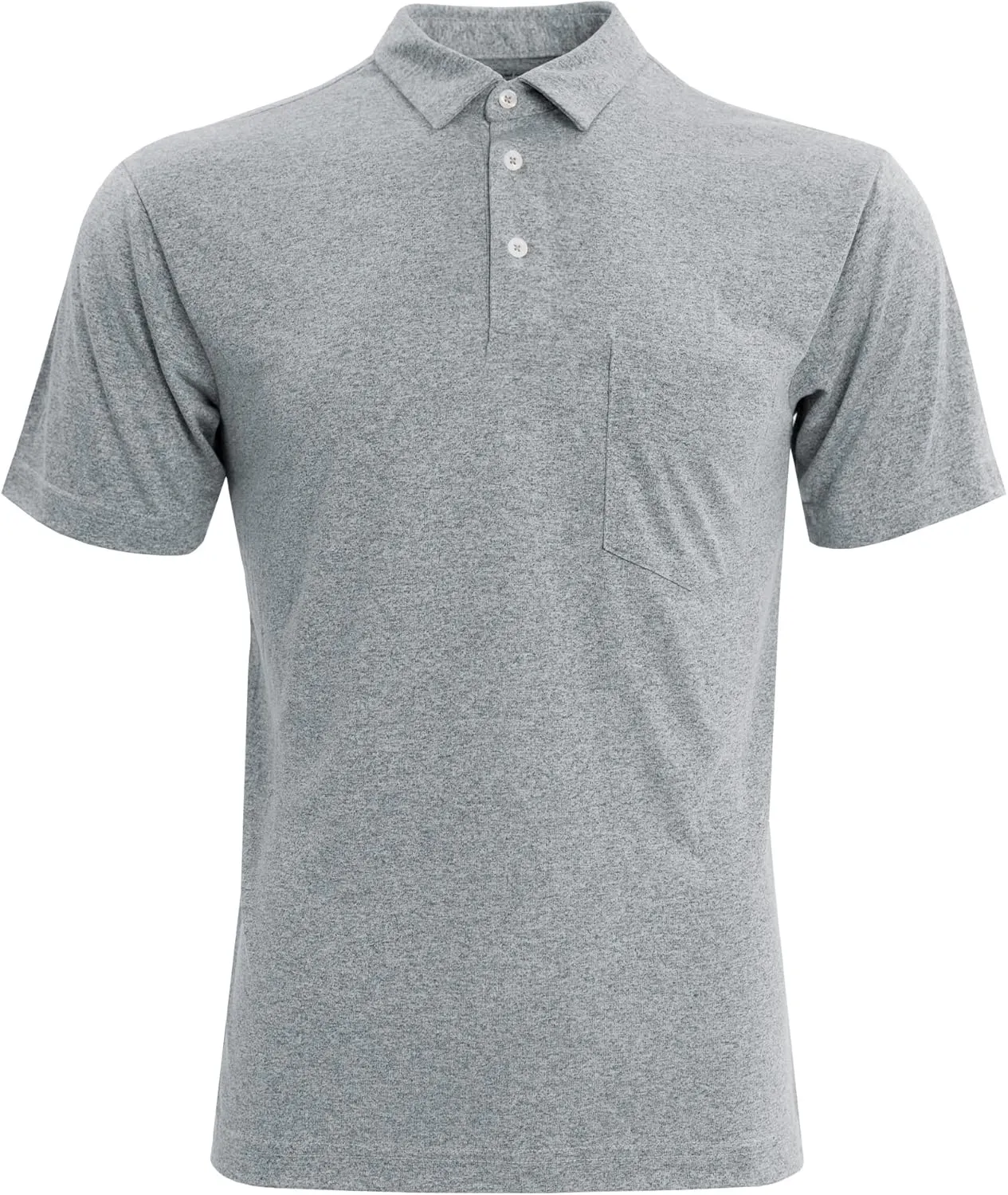 Recover Men's Recycled Polyester Polo Shirt  Moisture-Wicking, Lightweight & Breathable, Athletic Fit