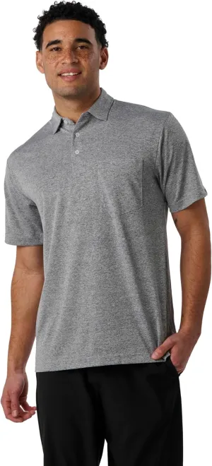 Recover Men's Recycled Polyester Polo Shirt  Moisture-Wicking, Lightweight & Breathable, Athletic Fit